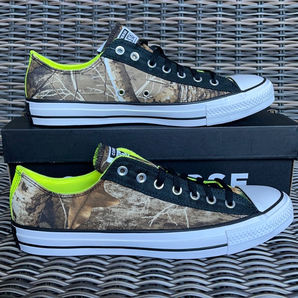 Converse Ctas OX Black/Multi/White MENS - Picture 1 of 16